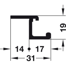 Ray Trượt Trên Bằng Nhôm 3500mm

 Hafele 405.56.003