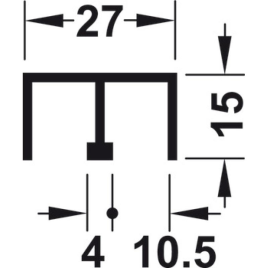Ray Dẫn Hướng Đôi Bên Trên Hafele 415.10.805