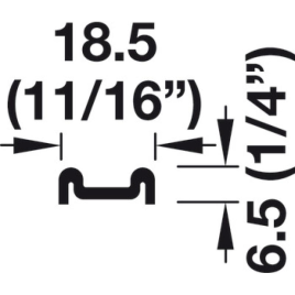 Ray Trượt Đôi Bên Dưới Hafele 415.11.605