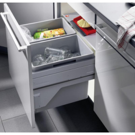 Thùng Rác Gắn Cánh 2x30l Cho Tủ 600mm

 Hafele 502.73.902