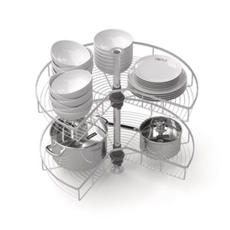 Phụ Kiện Góc Tủ Bếp 3/4 Giỏ Xoay 270° - Mezzo



 Hafele 548.37.011