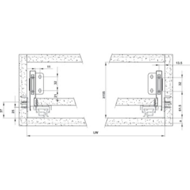 Ray Hộp Alto-s Hafele 552.35.745