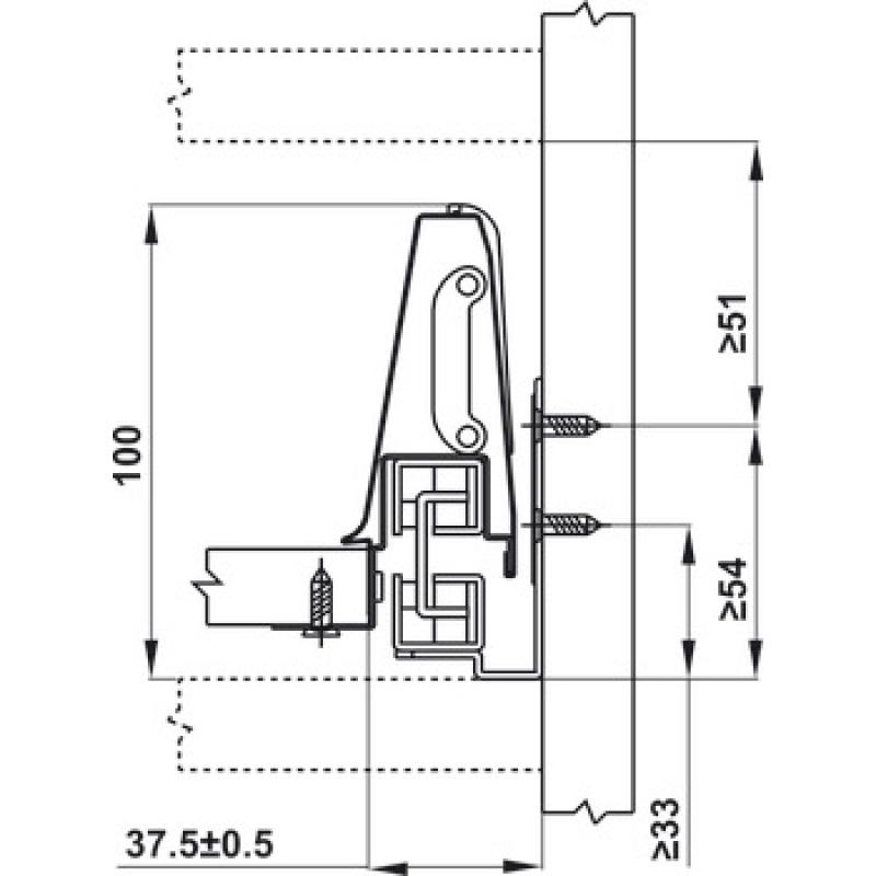 Bộ Ngăn Kéo Alto Hafele 552.75.005