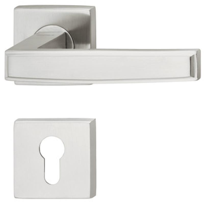 Bộ Tay Nắm Cửa Có Nắp Che Inox Hafele 903.92.716