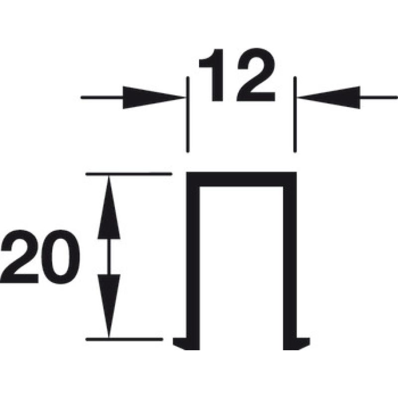 Ray Dẫn Hướng Đơn Bên Dưới Hafele 940.41.130